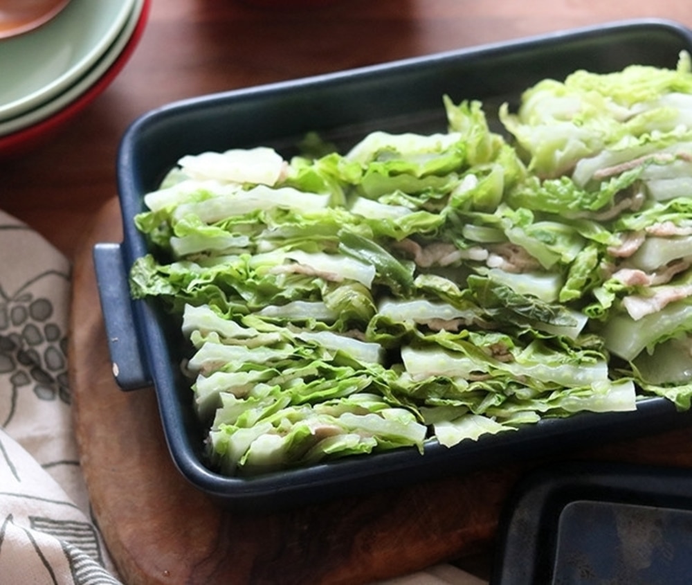 重ねてレンチン♪特急おかず「白菜の重ね蒸し」